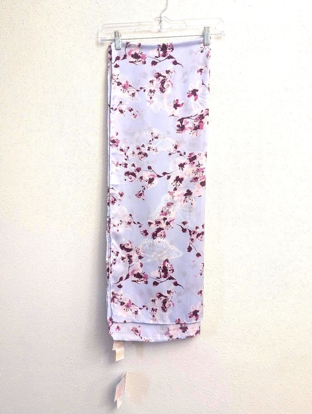 Disney Cinderella Floral Butterfly Scarf Wrap Lavender Purple NEW